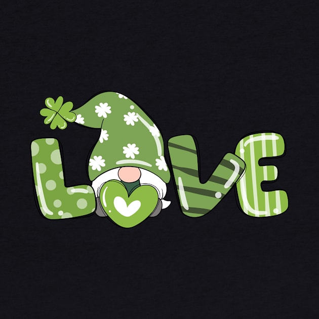 St Patricks Day Love Gnome Girl by sevalyilmazardal